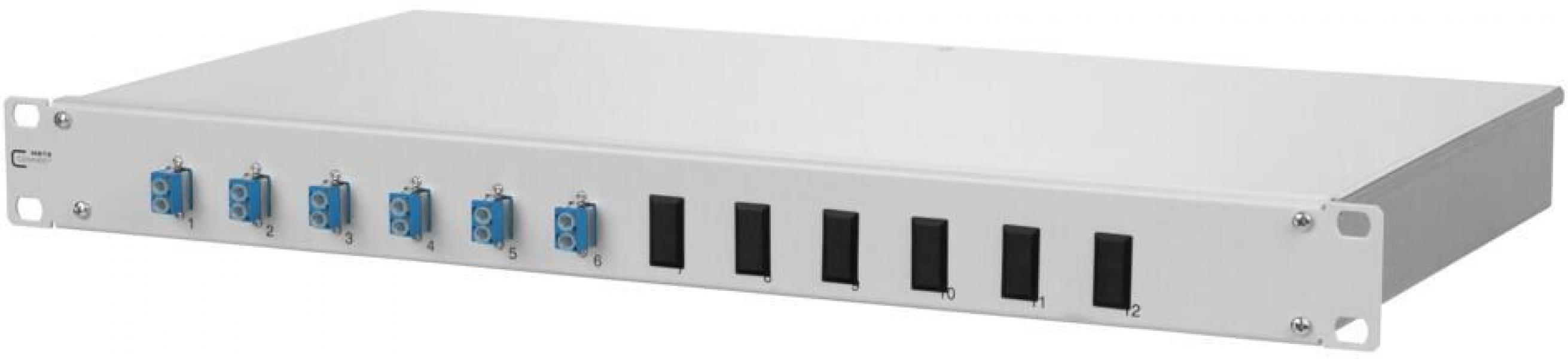 ARDEBO.de Metz Connect OpDAT fix splice 6xLC-D OS2 LWL-Patchfeld (1502577512-F)