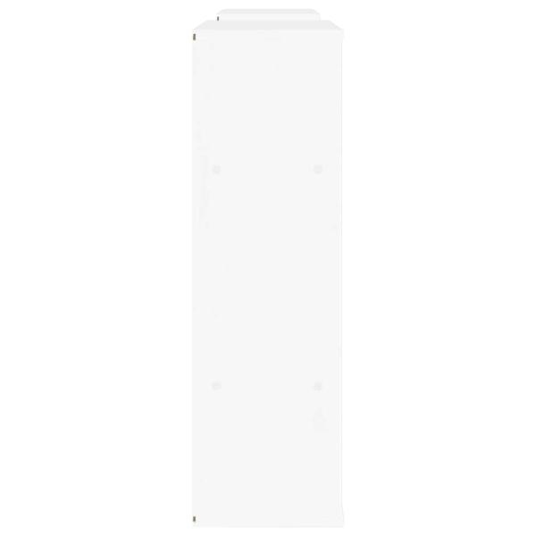 5-tlg. Wohnwand mit Stauraum ODDA Weiß Massivholz Kiefer