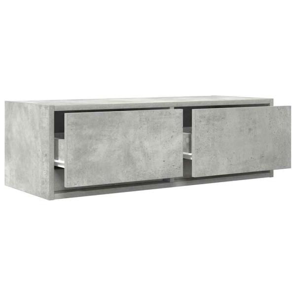 TV-Schrank Betongrau 80x31x25,5 cm Holzwerkstoff