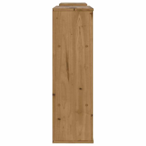 5-tlg. Wohnwand mit Stauraum ODDA Massivholz Kiefer