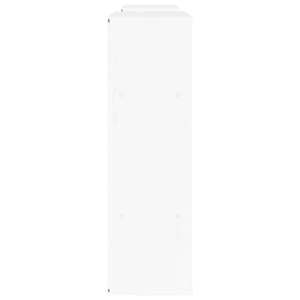 5-tlg. Wohnwand mit Stauraum ODDA Weiß Massivholz Kiefer