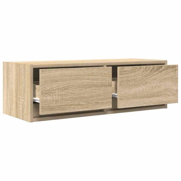 TV-Schränke 2 Stk. Sonoma-Eiche 80x31x25,5 cm Holzwerkstoff