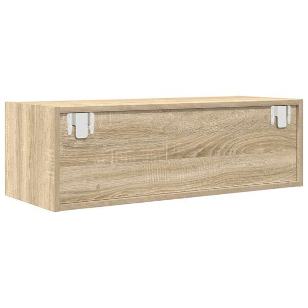 TV-Schränke 2 Stk. Sonoma-Eiche 80x31x25,5 cm Holzwerkstoff
