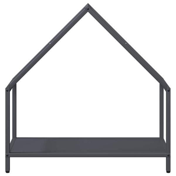 Brennholzregal Anthrazit 60x25x60 cm Kaltgewalzter Stahl