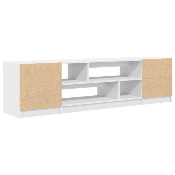 TV-Schrank Weiß 188,5x41x50 cm Holzwerkstoff