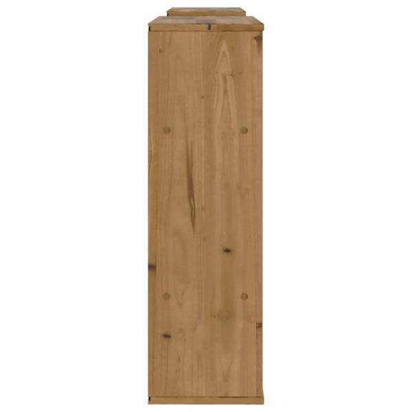 5-tlg. Wohnwand mit Stauraum ODDA Massivholz Kiefer