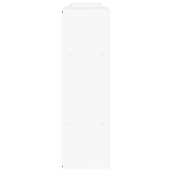 5-tlg. Wohnwand mit Stauraum ODDA Weiß Massivholz Kiefer