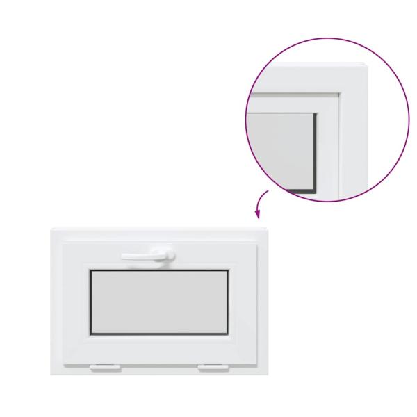 Kellerfenster RISOR 60x40 cm Kipp 2-fach Verglasung Weiß