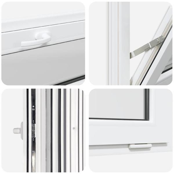 Kellerfenster RISOR 60x40 cm Kipp 2-fach Verglasung Weiß