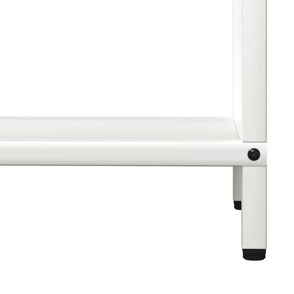 Brennholzregal Weiß 60x25x60 cm Kaltgewalzter Stahl