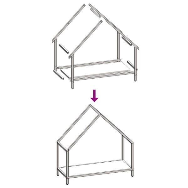 Brennholzregal Olivgrün 60x25x60 cm Kaltgewalzter Stahl