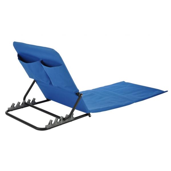 HI Faltbare Strandmatte PVC Blau