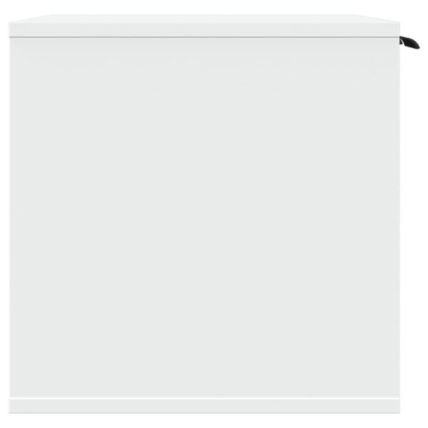 Katzenklo Weiß 60x40x40 cm Holzwerkstoff