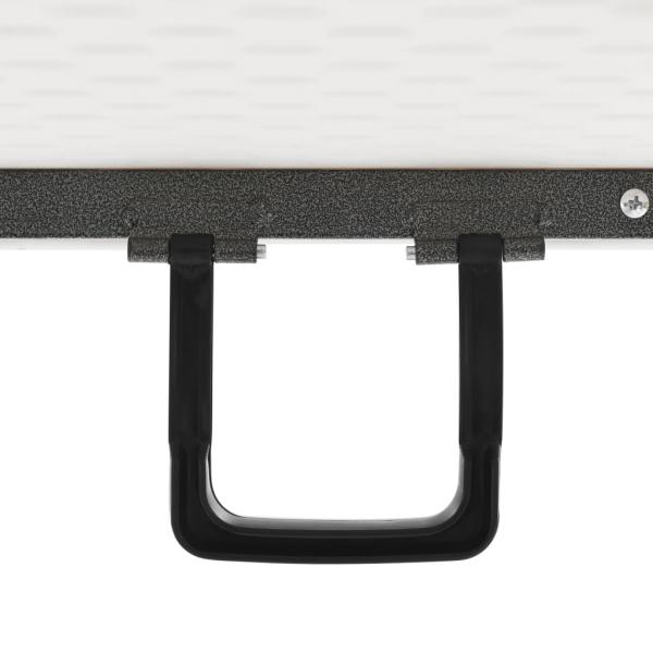 Gartentisch Klappbar Weiß 180x72x72 cm HDPE