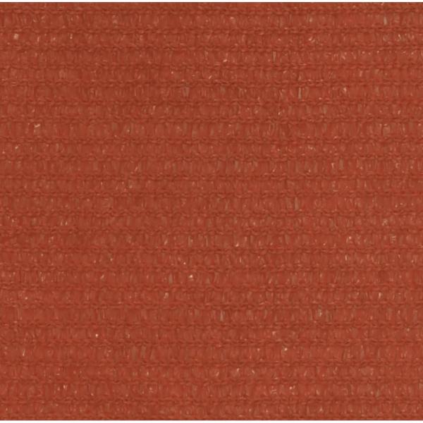 Sonnensegel 160 g/m² Terrakottarot 4x6 m HDPE