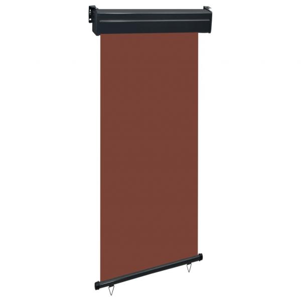 ARDEBO.de - Balkon-Seitenmarkise 105x250 cm Braun