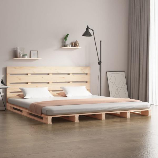 ARDEBO.de - Massivholzbett ohne Matratze 135x190 cm Kiefernholz