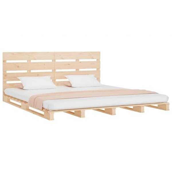 Massivholzbett ohne Matratze 135x190 cm Kiefernholz