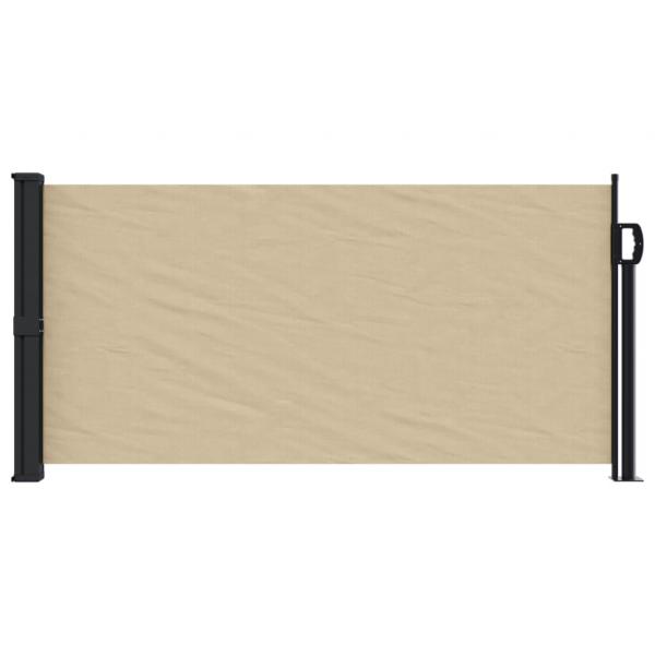 ARDEBO.de - Seitenmarkise Ausziehbar Beige 100x300 cm