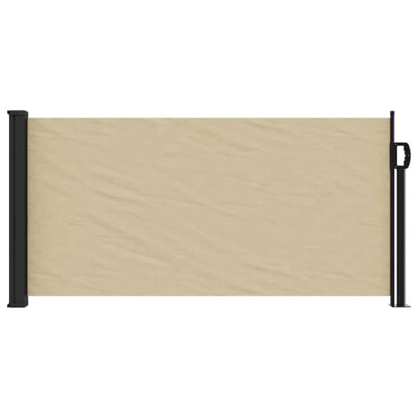 Seitenmarkise Ausziehbar Beige 100x300 cm