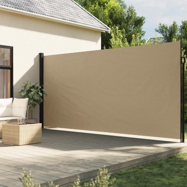 ARDEBO.de - Seitenmarkise Ausziehbar Beige 220x300 cm