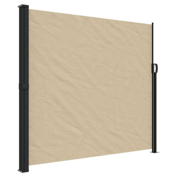 Seitenmarkise Ausziehbar Beige 180x500 cm