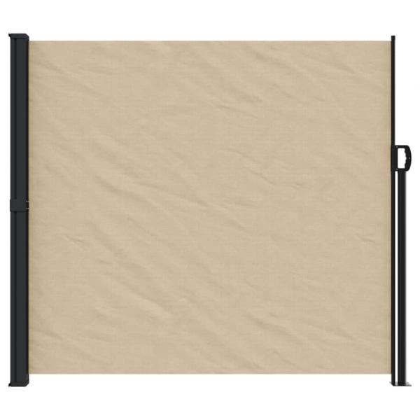 Seitenmarkise Ausziehbar Beige 180x500 cm
