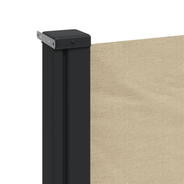 Seitenmarkise Ausziehbar Beige 180x500 cm