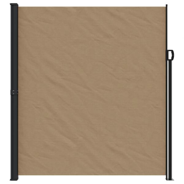 Seitenmarkise Ausziehbar Taupe 220x500 cm