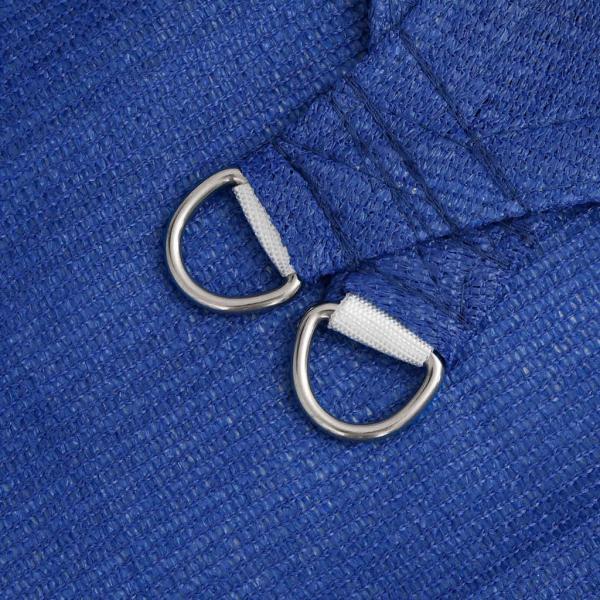 Sonnensegel 160 g/m² Dreieckig Blau 4x5x5 m HDPE