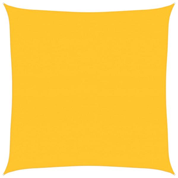 Sonnensegel 160 g/m² Quadratisch Gelb 7x7 m HDPE