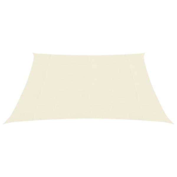 Sonnensegel 160 g/m² Creme 6x6 m HDPE