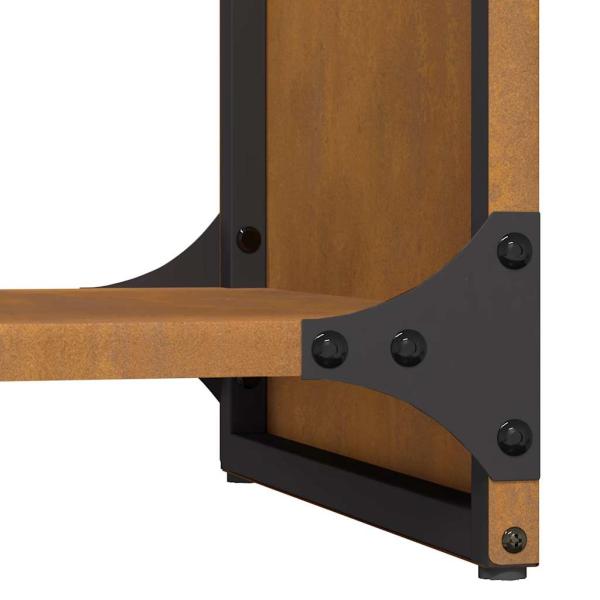 Brennholzregal 40x30x80 cm Wetterfester Stahl