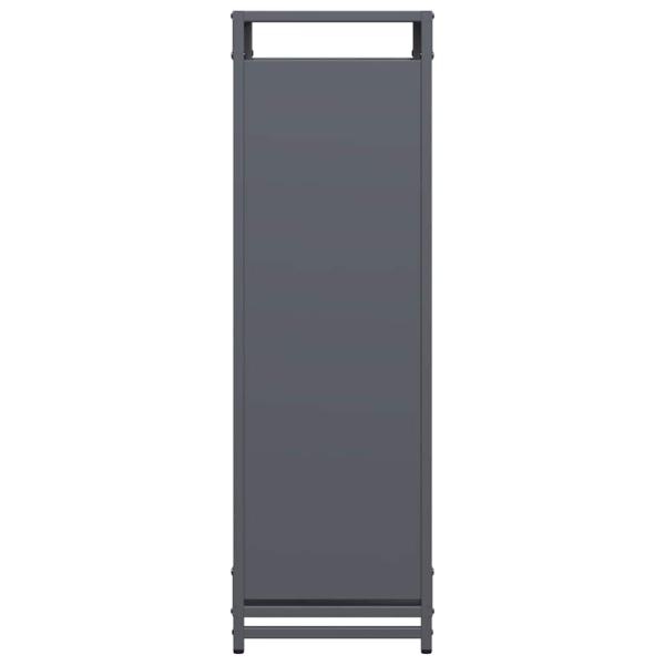 Brennholzregal Anthrazit 90x28x90 cm Kaltgewalzter Stahl