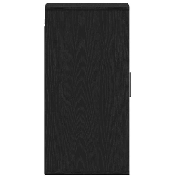 Schuhschrank Schwarz Eichen-Optik 32x35x70 cm Holzwerkstoff