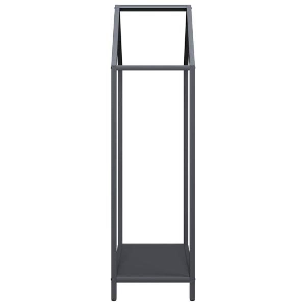 Brennholzregal Anthrazit 40x25x90 cm Kaltgewalzter Stahl