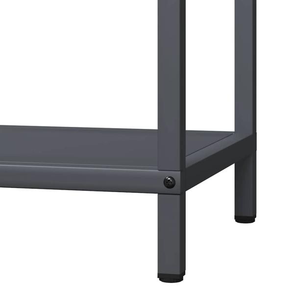 Brennholzregal Anthrazit 40x25x90 cm Kaltgewalzter Stahl