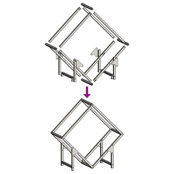 Brennholzregal Weiß 50x25x50 cm Kaltgewalzter Stahl