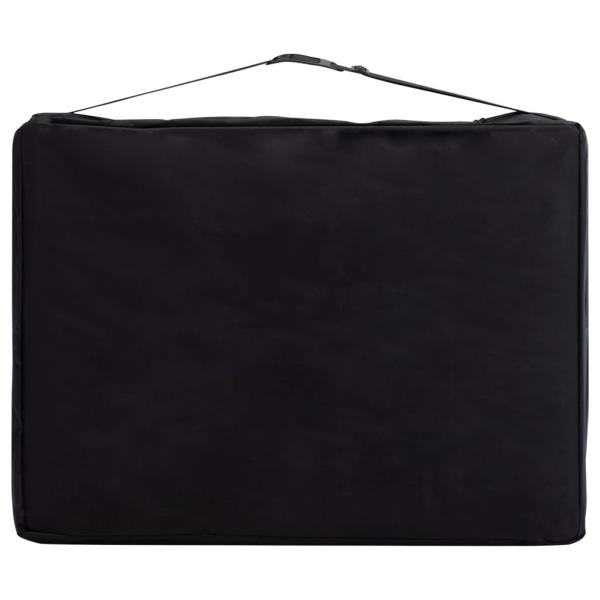 Massageliege Klappbar 3-Zonen mit Aluminiumgestell Lila