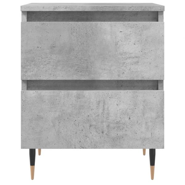 Nachttisch Betongrau 40x35x50 cm Holzwerkstoff