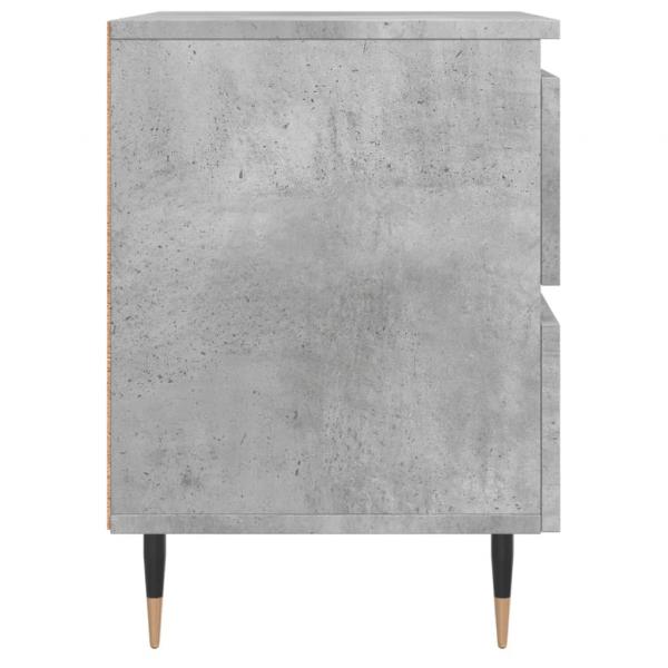 Nachttisch Betongrau 40x35x50 cm Holzwerkstoff
