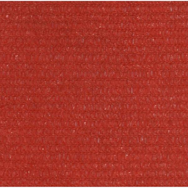 Sonnensegel 160 g/m² Rot 4/5x4 m HDPE