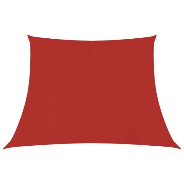 Sonnensegel 160 g/m² Rot 4/5x4 m HDPE