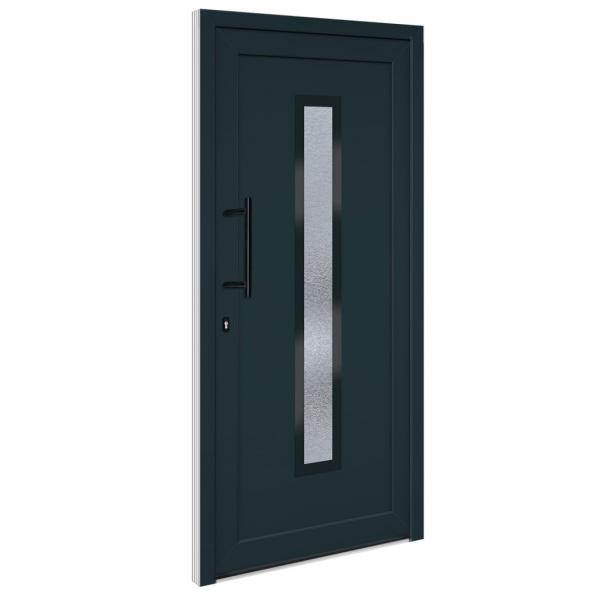 Haustür Anthrazit 98x200 cm PVC