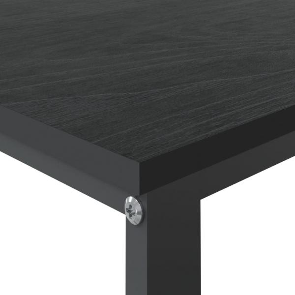 Computertisch Schwarz 110x60x73 cm Holzwerkstoff