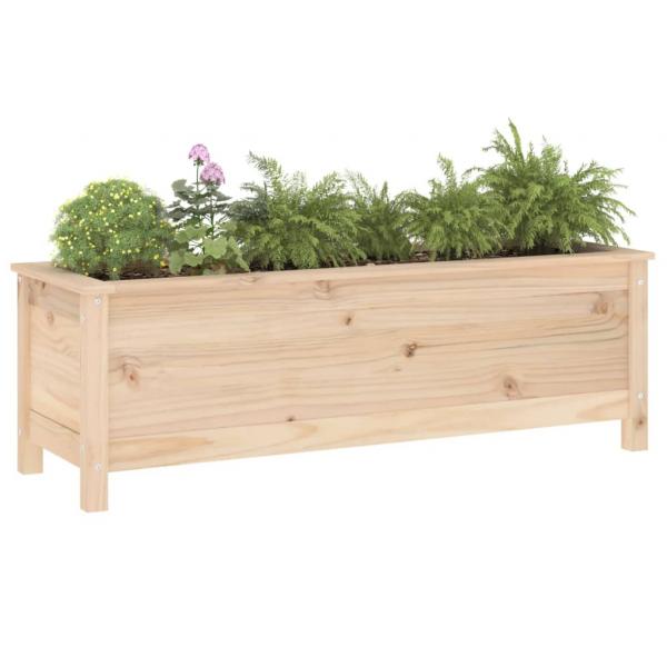 Hochbeet 119,5x40x39 cm Massivholz Kiefer