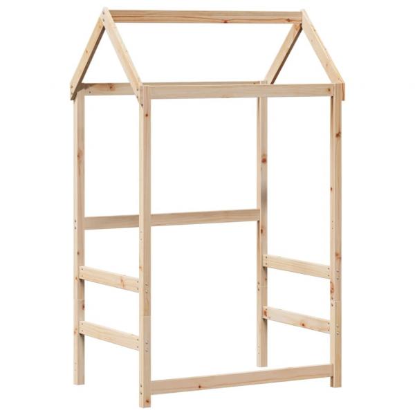 Tagesbett Set mit Dach 90x190 cm Massivholz Kiefer