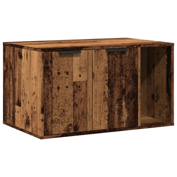 Katzenklo Altholz-Optik 80x50x45 cm Holzwerkstoff