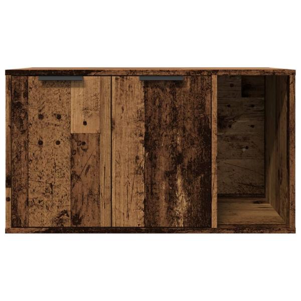 Katzenklo Altholz-Optik 80x50x45 cm Holzwerkstoff