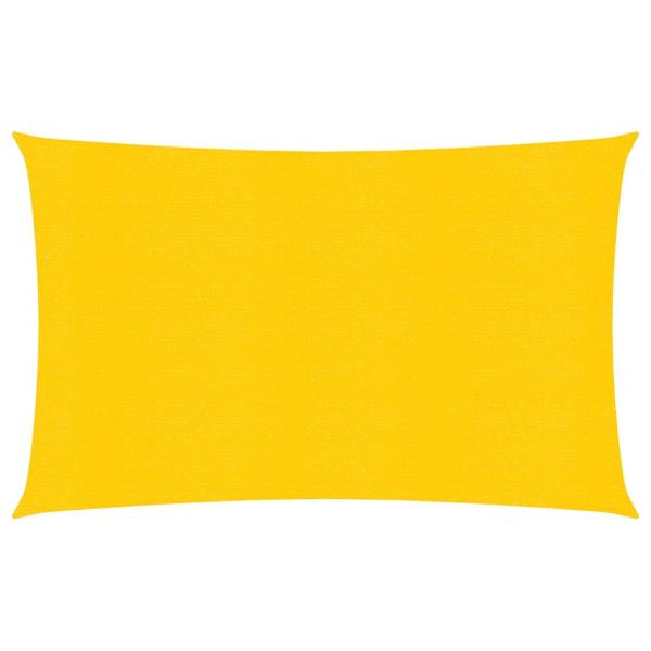 ARDEBO.de - Sonnensegel 160 g/m² Gelb 2x4 m HDPE
